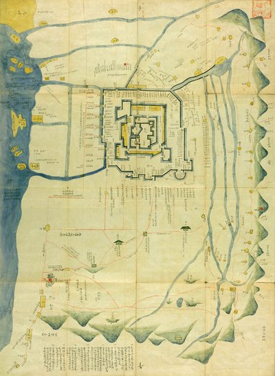 Ōsaka Castle Siege by Unknown